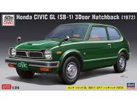 Hasegawa 1/24 Honda CIVIC GL (SB-1) 3Door Hatchback (1972) (20607) Color Guide & Paint Conversion Chart - i0