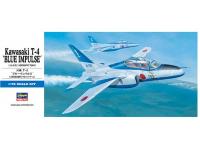 Hasegawa 1/72 KAWASAKI T-4 'BLUE IMPULSE' JASDF AEROBATIC TEAM I (D11) Color Guide  Paint Conversion Chart