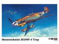 Hasegawa 1/32 Messerchmitt Bf109F-4 Trop (ST31) Color Guide  Paint Conversion Chart