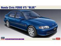 Hasegawa 1/24 Honda Civic FERIO VTi 'BLUE' (20621) Color Guide  Paint Conversion Chart