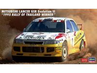 Hasegawa 1/24 Mitsubishi Lancer GSR Evolution III '1995 RALLY OF THAILAND WINNER' (20625) Color Guide  Paint Conversion Chart