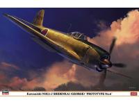 Hasegawa 1/32 Kawanishi N1K2-J SHIDENKAI (GEORGE) 'PROTOTYPE No.6' (08239) Color Guide & Paint Conversion Chart - i0