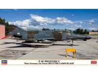 Hasegawa 1/72 F-4F PHANTOM II 'WEST GERMAN AIR FORCE SPLITTER CAMOUFLAGE' (02443) Color Guide  Paint Conversion Chart