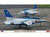 Hasegawa 1/72 Kawasaki T-4 'BLUE IMPULSE 2014' (02125) Color Guide  Paint Conversion Chart
