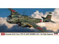 Hasegawa 1/72 Kawasaki Ki48-II Otsu TYPE 99 LIGHT BOMBER LILY '8th Flight Regiment' (02124) Color Guide  Paint Conversion Chart