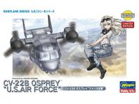 Hasegawa Egg Plane CV-22B OSPREY 'U.S. AIR FORCE' (60506) Color Guide  Paint Conversion Chart
