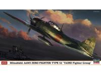 Hasegawa 1/48 Mitsubishi A6M5 ZERO FIGHTER TYPE 52 'TAIHO Fighter Group' (07385) Color Guide  Paint Conversion Chart