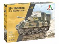 Italeri 1/35 M4 SHERMAN U.S. MARINE CORPS (6583) Colour Guide & Paint Conversion Chart - i0