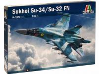 Italeri 1/72 SUKHOI SU-34/SU-32 FN (1379) Colour Guide & Paint Conversion Chart - i0