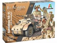 Italeri 1/35 Autoblinda AB 41 with Bersaglieri El Alamein (6591) Colour Guide & Paint Conversion Chart - i0