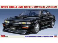 Hasegawa 1/24 TOYOTA COROLLA LEVIN AE92 GT-Z LATE VERSION w/ LIP SPOILER (20655) 'DRESS UP' Color Guide  Paint Conversion Chart