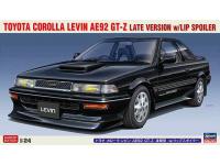 Hasegawa 1/24 TOYOTA COROLLA LEVIN AE92 GT-Z LATE VERSION w/ LIP SPOILER (20655) 'DRESS UP' Color Guide & Paint Conversion Chart - i0