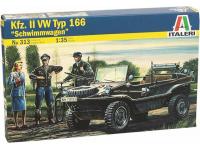 Italeri 1/35 Kfz.II VW Typ 166 'Schwimmwagen'(313) Colour Guide & Paint Conversion Chart - i0