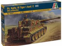 Italeri 1/35 Pz.Kpfw.VI Tiger I Ausf.E mid production (6507) Colour Guide & Paint Conversion Chart - i0