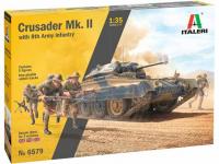 Italeri 1/35 Crusader Mk. II with 8th Army Infantry (6579) Colour Guide & Paint Conversion Chart - i0