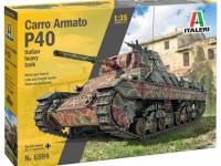 Italeri 1/35 Carro Armato P40 (6599) Colour Guide & Paint Conversion Chart - i0