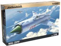 Eduard 1/48 MiG-21PF (8236) Colour Guide  Paint Conversion Chart
