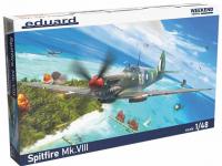 Eduard 1/48 Spitfire Mk. VIII (84154) Colour Guide & Paint Conversion Chart - i0