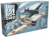 Eduard 1/48 ZERO ZERO ZERO! DUAL COMBO A6M2 ZERO TYPE 21 1941-1944 (11158) Colour Guide  Paint Conversion Chart