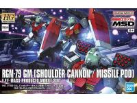 Bandai HG 1/144 RGM-79 GM (SHOULDER CANNON/MISSILE POD) Color Guide & Paint Conversion Chart - i0