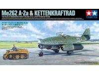 Tamiya 1/48 Messerschmitt Me262 A-2a w/Kettenkraftrad (25215) Color Guide & Paint Conversion ChartÃ£Â€Â€ - i0