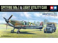 Tamiya 1/48 SPITFIRE Mk.I & LIGHT UTILITY CAR (25211) Color Guide & Paint Conversion Chart - i0