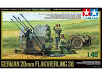 Tamiya 1/48 GERMAN 20mm FLAKVIERLING 38 (32554) Color Guide & Paint Conversion ChartÃ£Â€Â€ - i0