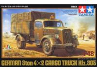 Tamiya 1/48 GERMAN 3T 4X2 CARGO TRUCK KFZ.305 (89782) Color Guide & Paint Conversion ChartÃ£Â€Â€ - i0