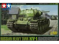 Tamiya 1/48 RUSSIAN HEAVY TANK KV-1 (32535) Color Guide & Paint Conversion Chart  - i0