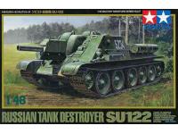Tamiya 1/48 RUSSIAN TANK DESTROYER SU-122 (32527) Color Guide & Paint Conversion Chart  - i0