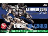 Kotobukiya 1/72  CREST CR-C90U3 BLUEMETA VER. Color Guide & Paint Conversion Chart  - i0