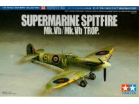 Tamiya 1/72 SUPERMARINE SPITFIRE Mk.Vb/Mk.Vb TROP. (60756) Color Guide & Paint Conversion Chart  - i0