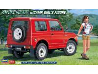 Hasegawa 1/24 SUZUKI JIMNY w/ CAMP GIRL'S FIGURE (SP501) Color Guide  Paint Conversion Chart