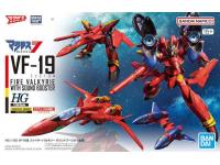 Bandai HG 1/100  VF-19 CUSTOM FIRE VALKYRIE WITH SOUND BOOSTER Color Guide and Paint Conversion Chart  - i0