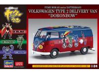 Hasegawa 1/24 VOLKSWAGEN TYPE 2 DELIVERY VAN 'DORONBOW' (SP597) Color Guide and Paint Conversion Chart