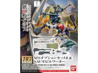 BANDAI HG 1/144 MOBILE SUIT OPTION SET 8 and SAU MOBILE WORKER Color Guide and Paint Conversion Chart BANDAI HG 1/144 MOBILE SUIT OPTION SET 8 and SAU MOBILE WORKER Color Guide and Paint Conversion Chart