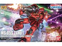 BANDAI HG 1/144 MS-05S ZAKU I  (CHAR AZNABLE) Color Guide and Paint Conversion Chart