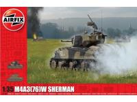 Airfix 1/35 M4A3(76)W Sherman (A1365)  Color Guide and Paint Conversion Chart