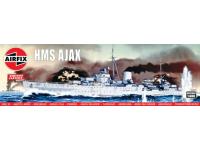 Airfix 1/600 HMS Ajax (A03204V) Color Guide and Paint Conversion Chart