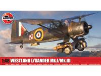Airfix 1/48 Westland Lysander Mk.I/Mk.III (A07116) Color Guide and Paint Conversion Chart