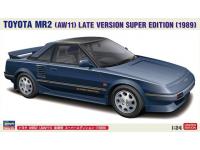 Hasegawa 1/24 TOYOTA MR2 (AW11) LATE VERSION SUPER EDITION (1989) (20725) Color Guide and Paint Conversion Chart