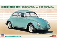 Hasegawa 1/24 Volkswagen Beetle Type 1 (1966) (20732) Color Guide and Paint Conversion Chart