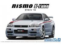 Aoshima 1/24 NISSAN BNR34 SKYLINE GT-R NISMO S-TUNE 04 (No.SP5) Color Guide and Paint Conversion Chart