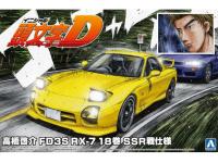 Aoshima 1/24 TAKAHASHI KEISUKE FD3S RX-7 COMICS VOL.18 VS SSR Ver. (No.18) Color Guide and Paint Conversion Chart