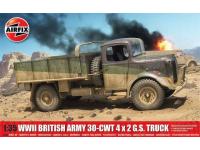 Airfix 1/35 WWII British Army 30-cwt 4x2 GS Truck (A1380) Color Guide and Paint Conversion Chart