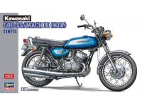 Hasegawa 1/12 Kawasaki 500-SS/MACH III (H1A) (1971) (21735) Color Guide and Paint Conversion Chart