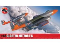 Airfix 1/48 Gloster Meteor F.8 (A09182A) Color Guide and Paint Conversion Chart