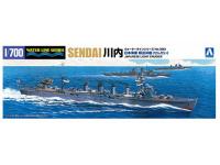 Aoshima 1/700 IJN Light Cruiser Sendai 1943 Color Guide and Paint Conversion Chart