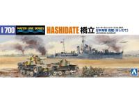 Aoshima 1/700 IJN GUNBOAT HASHIDATE (No.553) Color Guide and Paint Conversion Chart