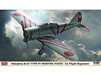 Hasegawa 1/48 Nakajima Ki27 TYPE 97 FIGHTER (NATE) '1st Flight Regiment' (07370) Color Guide and Paint Conversion Chart